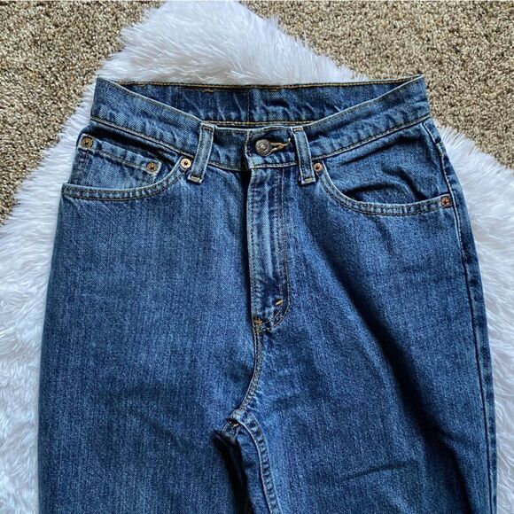 Vintage Levi’s MADE IN USA Hi Rise Mom Jeans Size 5 17512-0807 - Picture 3 of 11